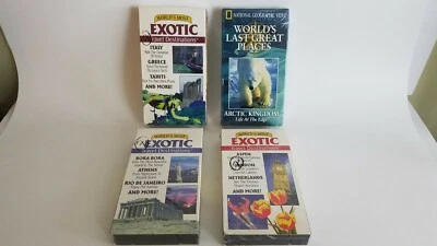 Sealed VHS Travel Vacation Tapes Exotic Destinations Arctic Vintage Lot Of 4 - Image 1 of 4