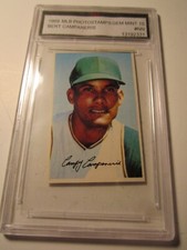 1969 BERT CAMPANERIS PHOTOSTAMPS BASEBALL CARD FGS GRADED GEM MINT 10 BBA13