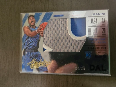 Absolute Freshman Flyer 2015 Jumbo Jerseys Prime/25 Justin Anderson Rookie RC Foto 1 de 3