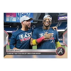 2022 Topps NOW Atlanta Braves #1018 ~ Clinch NL East ~ PR 2528 - Picture 1 of 2