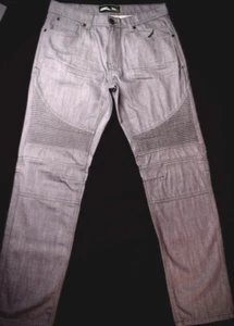 Vaqueros hombre no fear gris w32r excelente estado - Imagen 1 de 9