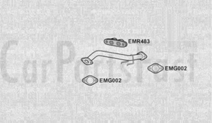EXFD2114 FRONT PIPE Ford Focus 1.6 Diesel Hatchback 02/2011 to 08/2012 - Picture 1 of 1
