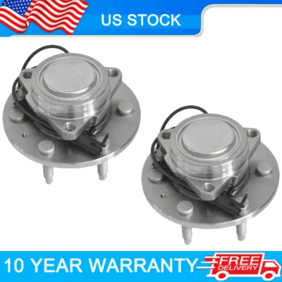Par de 2 cojinetes de buje de rueda delantera para Chevy Silverado GMC Sierra 1500 2007-2013 Foto 1 de 4