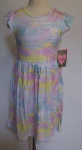 Freestyle Revolution Pink Yellow Blue Tropical Spring Summer Dress Sz 5 - Picture 1 of 3