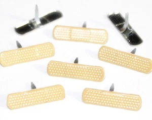 BANDAID BRADS Bandage Boo Boo Scrape Cut Scrapbooking Card Making Stamping - Picture 1 of 1