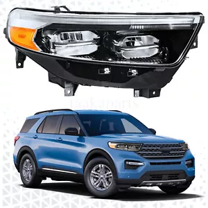 LED DRL Headlight For 2020 2021 2022 Ford Explorer XLT Limited Passenger RH Side - Picture 1 of 12