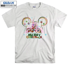 Feliz Navidad Mickey Friends Camiseta Regalo Sudadera con Capucha Camiseta Hombres Mujeres Unisex E123 - Imagen 1 de 5