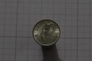🧭 🇮🇪 IRLAND 6 PENCE 1966 HIGH GRADE B63 #Z3303 - Bild 1 von 2