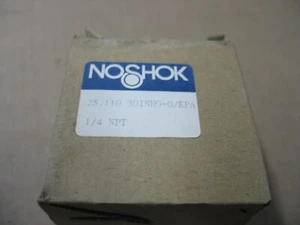 NUEVO EN CAJA NOSHOK 25.110-30 INHG CALIBRE STL 0-30 INHG ASPIRADORA TRASERA 1/4NPT P9182 - Imagen 1 de 4