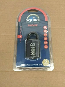 SQUIRE WEATHERSHIELD 40MM COMBINATION PADLOCK CP40 NEW - Picture 1 of 1