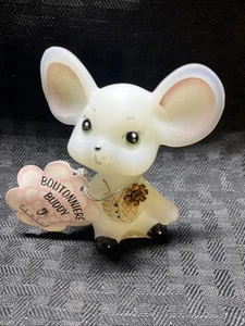 Rare Fenton Boutonnière Buddies November Fiery Buddy- Nice - Picture 1 of 7