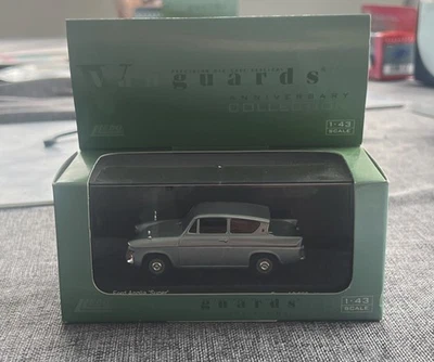 Corgi- Lledo -Ford Anglia Super Ltd Edition - Vanguards - VA 00124 - Blue Mink - Image 1 of 4