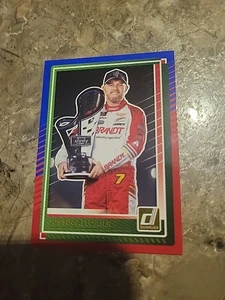 2025 Donruss Racing Nascar RED BLUE Card JUSTIN ALLGAIER 5 - Picture 1 of 2