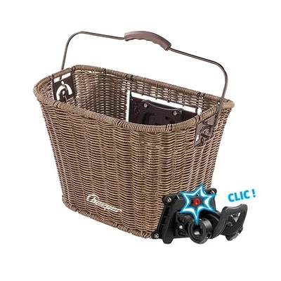 - Braided resin basket for bikes & scooters fixing bracket - Su... - Image 1 of 4