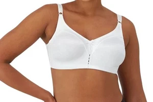 Bali Double Support Full-Figure Wireless Bra DF3820 - White - Size: 40DD NWT $44 - Picture 1 of 7
