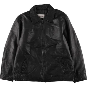 Used EXCELLED Swing Top Padded Leather Blouson Men's Size L - Picture 1 of 9