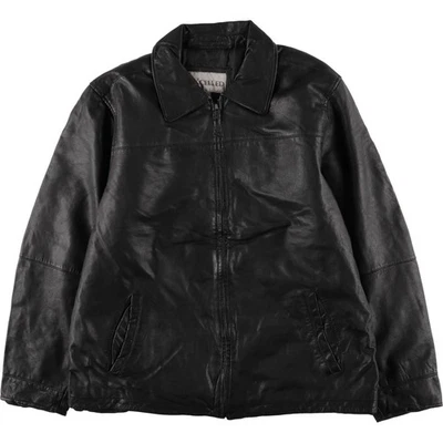 Used EXCELLED Swing Top Padded Leather Blouson Men's Size L - Image 1 of 4