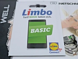 LIDL CONNECT AUSTRIA Limbo Pre-Paid karta SIM firmy Drei Austria nowa oryginalne opakowanie - Zdjęcie 1 z 2