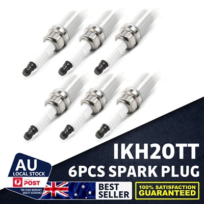 MODIGT TWIN TIP SPARK PLUGS for BMW 3 SERIES E90 330i 3.0L N52 TT X 6 - image 1 of 4
