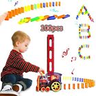 B-Qtech 100Pcs Domino Train Toys for Kids Ages 3-12 Building Blocks Domino Ra...
