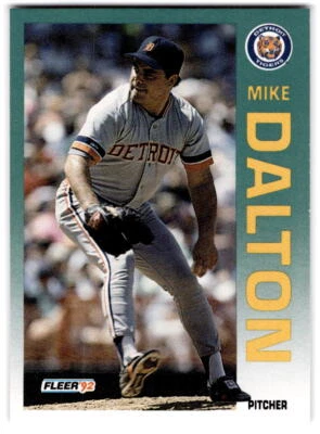 Mike Dalton 1992 Fleer #131 Detroit Tigers - Image 1 of 2