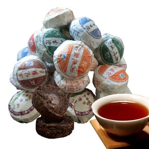 50g 10Pcs Ripe Pu-erh Tuo Tea Black Tea Top Grade Slimming Cooked Mini Puerh Tea - Picture 1 of 12