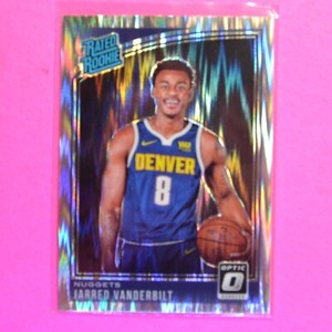 2018-19 Panini Donruss Optic Jarred Vanderbilt Shock Prizm Rookie RC #151