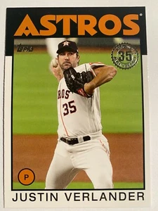 2021 Topps Series 1 Justin Verlander 35th Anniversary #86B-53 Astros   - Picture 1 of 2
