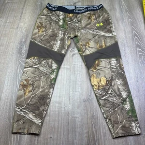 Under Armour Men's Coldgear Realtree Scent Control Camo Hunting Pants Size 2XL - Picture 1 of 9