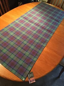 ISLE OF SKYE TARTAN RUNNERS - VARIOUS SIZES - NEW - POLYESTER VISCOSE - Picture 1 of 15