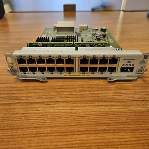 HPE Aruba 20P 10/100/1000BASE-T PoE+ MACsec / 40GbE QSFP+ v3 zl2 Module J9992A - Picture 1 of 3