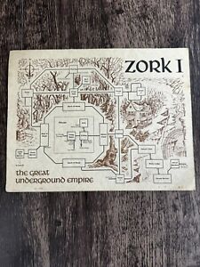 Exceptionally Rare Zork I Dungeon Map by Zork Users Group, 1982