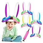 4 Pack Easter Inflatable Bunny Ring Toss Game Easter Rabbit Ears Inflatable 