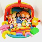 1983 Rainbow Brite Farbe Cottage Spielset Tragetasche Puppe großer Posten