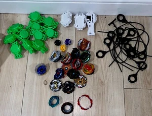 Beyblade Metallschmiede Burst Supergrip Launcher Kerbec Atomic Z Achilles Regulus - Bild 1 von 9