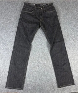 Vintage Levi's 514 X Slim Straight Size 33x34 great black finish tan stitching - Picture 1 of 9