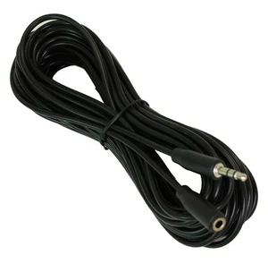25ft 3.5mm Mini-Stereo TRS Male to Female Audio Extension Cable - Picture 1 of 3