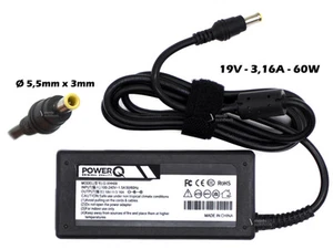 Netzteil PowerQ 60W 19V 3,16A (5,5x3) MM für SAMSUNG NP275E5V NP300E3A 300E7 - Bild 1 von 1