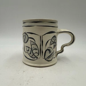 Studio Art Pottery Signed By Brooke Hand Crafted Coffee Mug 4” Tall X 3.5” Dia. - Picture 1 of 15