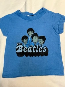 VINTAGE 2006 The Beatles Toddler T-Shirt by Freeze Blue Cartoon Graphic Tee 18M - Picture 1 of 4