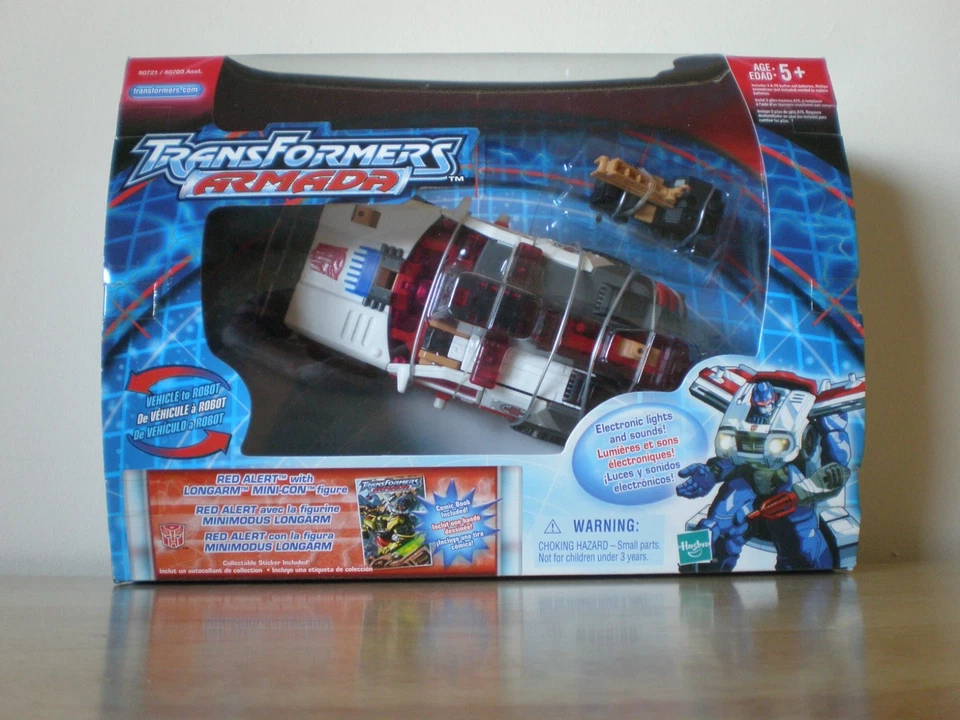 Transformers Armada Red Alert With Longarm Mini-con Hasbro 2002
