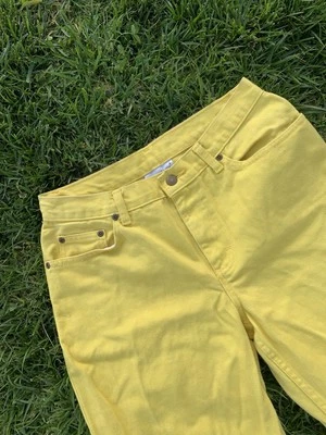 Vaqueros vintage y2k años 90 amarillo brillante JEANOLOGY  Foto 1 de 4