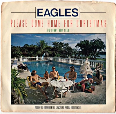 EAGLES 45+Picture Sleeve PLEASE COME HOME FOR CHRISTMAS 1978 NEVER PLAYED! NM - Image 1 of 4