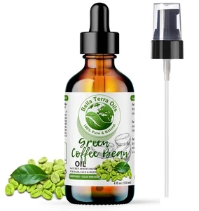 Green Coffee Bean Oil - 4oz | Cold-Pressed Oil for Skincare, Haircare & DIY Proj - Picture 1 of 8