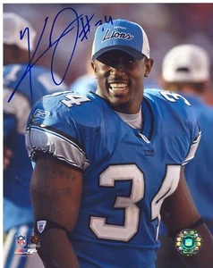 KEVIN JONES DETROIT LIONS SIGNED PHOTO w/ COA - Picture 1 of 1
