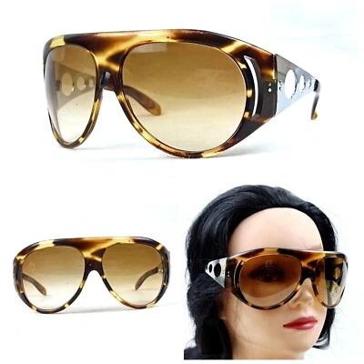 ÓCULOS DE SOL DISCOTECA ANOS 50 MEADOS DO SÉCULO GRANDE MÁSCARA ARMAÇÃO FESTA ORIGINAL FRANÇA PARIS - Imagem 1 de 4