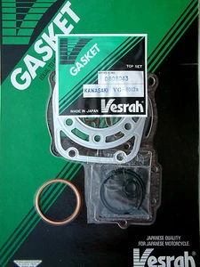 VESRAH TOP END Gasket set kit Kawasaki KX250 H1/H2 KX 250 1990-91 VG-8043M - Picture 1 of 7