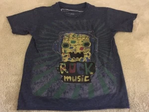 Camisa robot de música rock azul marino azul marino amarillo rojo verde manga corta 6 - Imagen 1 de 7