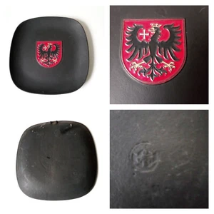 ✅ BUDERUS KUNSTGUSS WANDTELLER WETZLAR Wappen Maße ca. 19*19 cm ca. 610 g - Bild 1 von 5