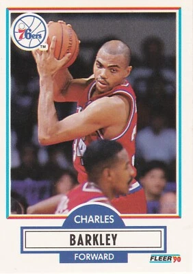 1990-91 Fleer Basketball Charles Barkley Card #139 - Image 1 of 2